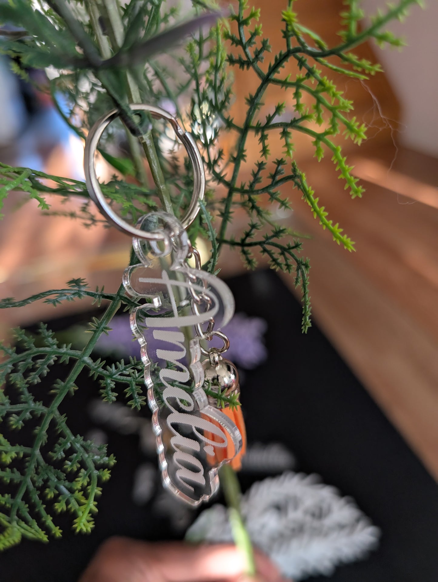 Personalized Laser-Cut Keychain – Custom Name, Initials, or Logo | Unique Gift