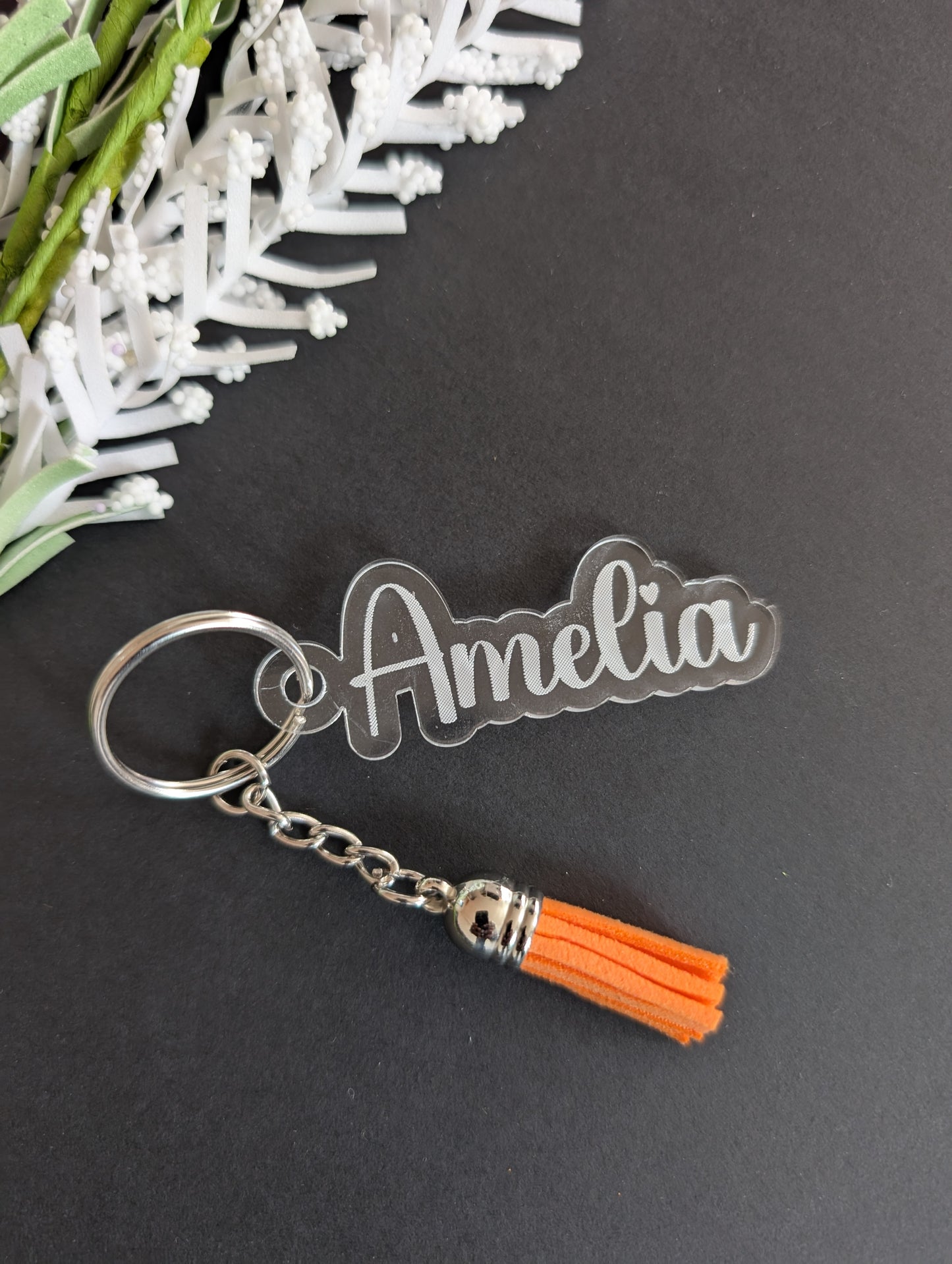 Personalized Laser-Cut Keychain – Custom Name, Initials, or Logo | Unique Gift