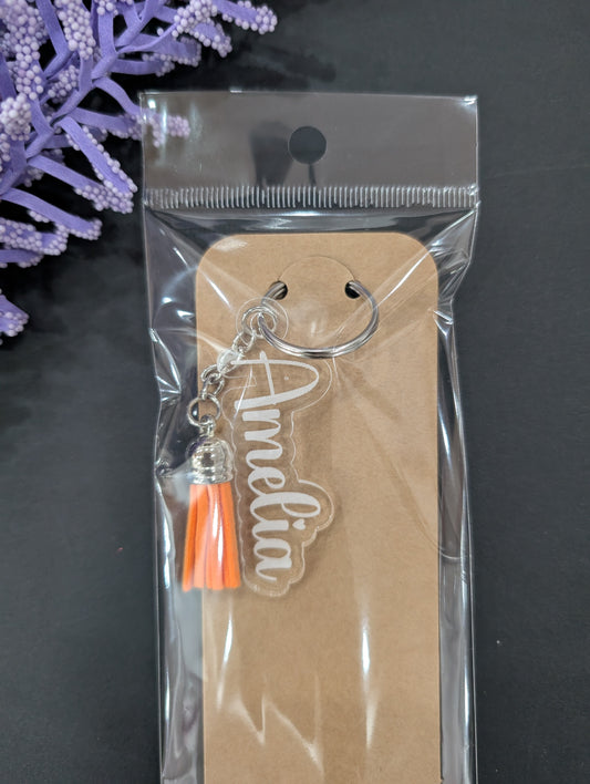 Personalized Laser-Cut Keychain – Custom Name, Initials, or Logo | Unique Gift